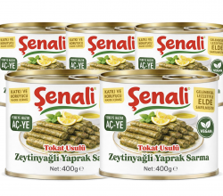 Zeytinyağlı Yaprak Sarma Konservesi 400 gr  5 adet